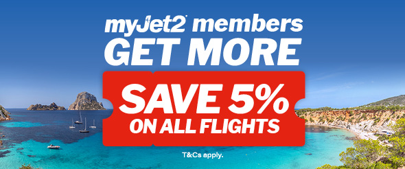 Join myJet2 for exclusive discounts and news